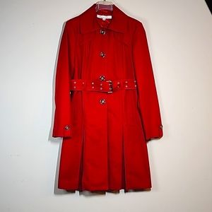 Kenneth Cole  Fully-lined  Belted FlaredTrench Coat Dress - Size S NEVER WORN